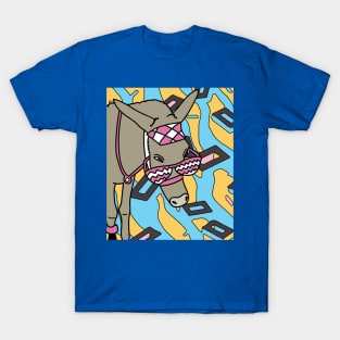 Party Retro Ass With Sunglasses T-Shirt